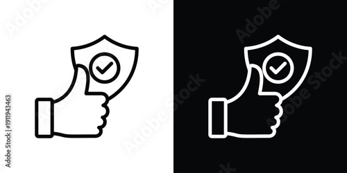Reliability Icon Sheet Black And White