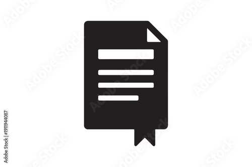 Law Book Icon Black Silhouette – Legal Justice Education Court Symbol Graphic