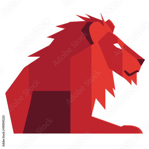 Polygonal Lion
