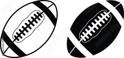 American Football Silhouettes