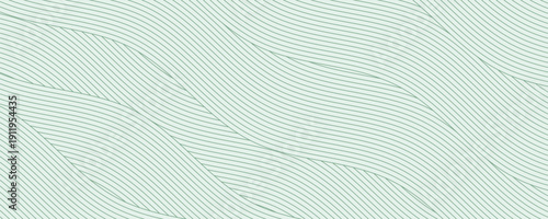 farm green banner, organic abstract background with fields. wavy green lines, natural organic products. ecology background. striped farmer green Pattern