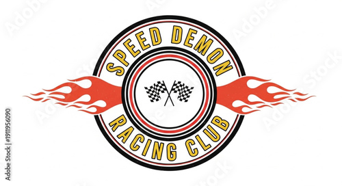 Speed Demon Racing Club Logo Design.