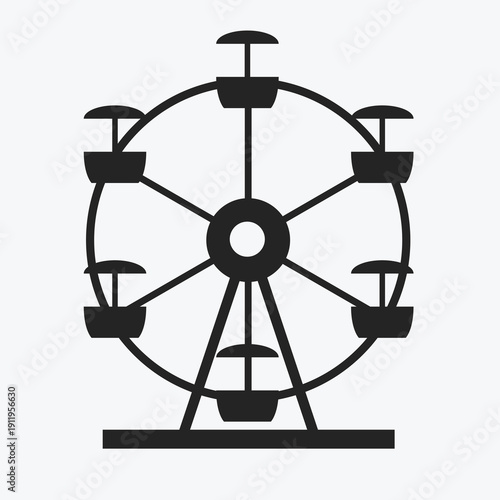 Gyroscope balance stability vector illustration flat design scalable graphic