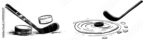 Hockey Stick and Puck: A Game of Chance