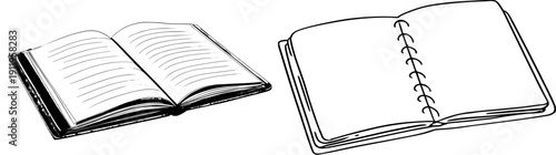 An open book, a blank canvas for stories yet to be told.