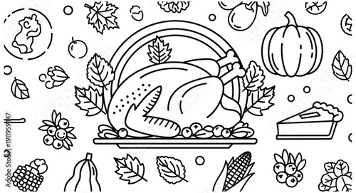 A confident businesswoman raises her arms in triumph against a vibrant sunset backdrop, symbolizing achievement and corporate success in a sleek office environment.