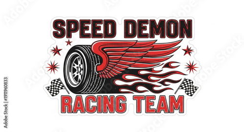 Speed Demon Racing Team Logo.