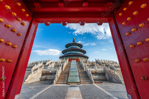 Beijing, China at The Temple of Heaven