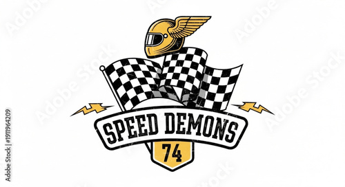Speed Demons Racing Logo Design.