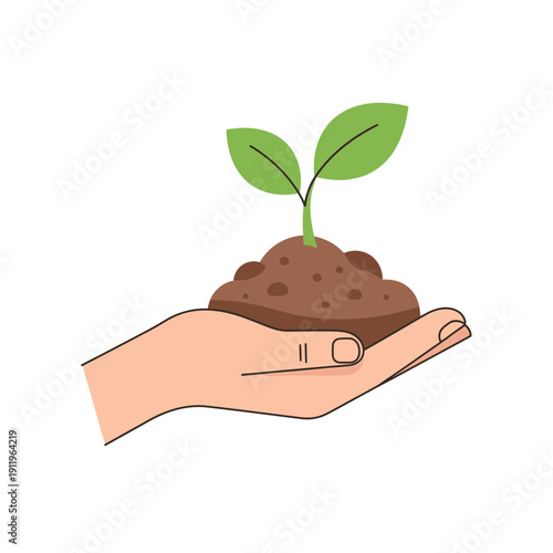 seedling, plant, growth, nature, environment, sustainability, ecology, green, sprout, gardening, agriculture, soil, nurture, care, conservation, organic, ecofriendly, reforestation, planting, cultivat