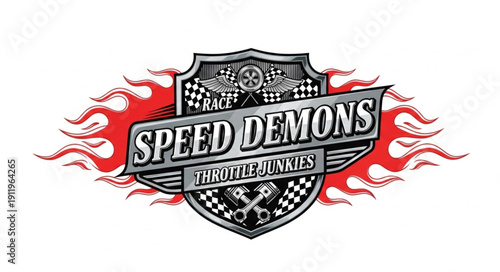 Speed Demons Racing Logo Design.