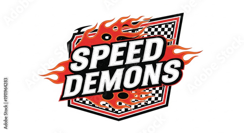 Speed Demons Racing Logo Design.