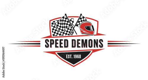 Speed Demons Racing Logo Design.