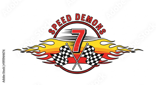 Speed Demons Racing Logo Design.