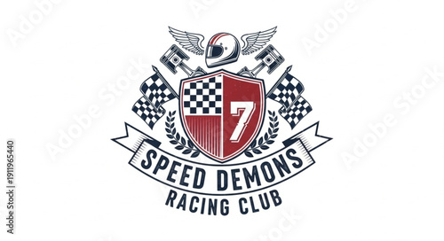 Speed Demons Racing Club Logo Design.