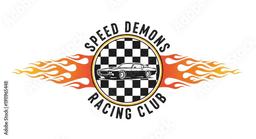 Speed Demons Racing Club Logo Design.