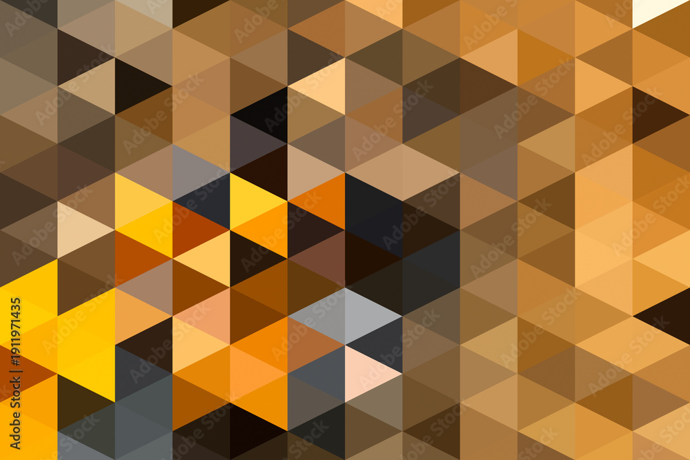 Fototapeta premium a digital abstract artwork featuring a pattern of colorful geometric triangles, commonly used for creative purposes, modern branding, annual report covers, brochures, or digital media