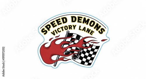 Speed Demons Victory Lane Racing Emblem.