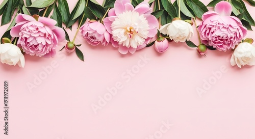 Beautiful pink flowers for mother's day celebration and gift ideas