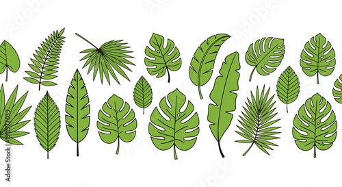 A collection of green pine needles arranged in a visually organized pattern