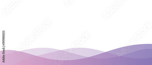 抽象的なウェーブのグラデーションの背景　流体シェイプの波の素材　紫　ピンク
