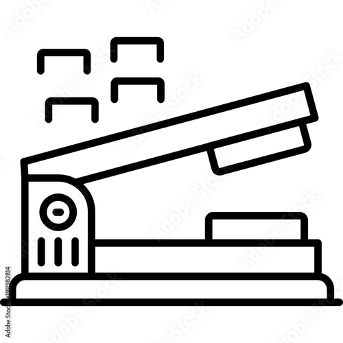 Stapler Icon Vector Element
