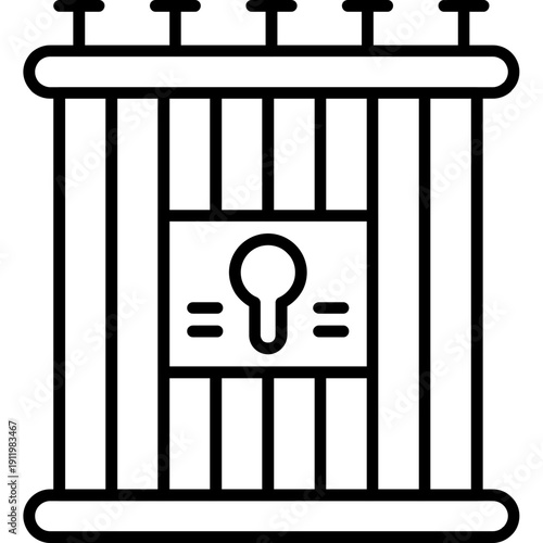 Prisoner Icon Vector Element