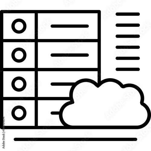 Server Icon Vector Element