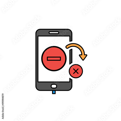 Device removal and disconnection illustration for account security and access control