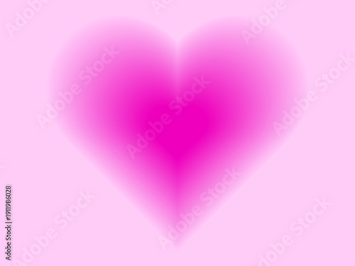 Pink Heart Aura Gradient Background with Soft Blurred Glow for Romantic and Aesthetic Design