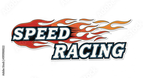 Speed Racing Logo Design Element.