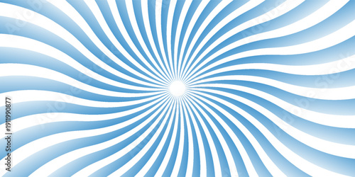 Light blue sun rays background design template