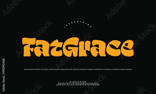 Modern Font and Typography Letter Design Abstract Alphabet Background