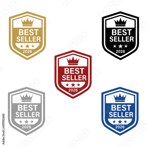 best seller 2026 set, best seller stamp set, best seller 2026 vector