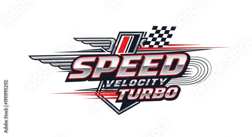 Speed Turbo Racing Logo Design.