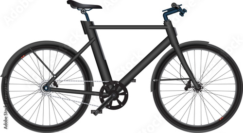 bicycle isolated on white fixie bike