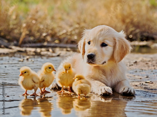 Children playing in water