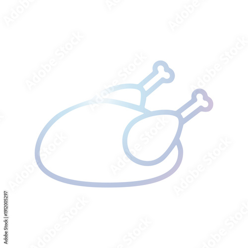 Meat icon design template