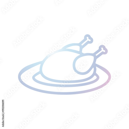 Meat icon design template