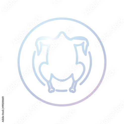 Meat icon design template