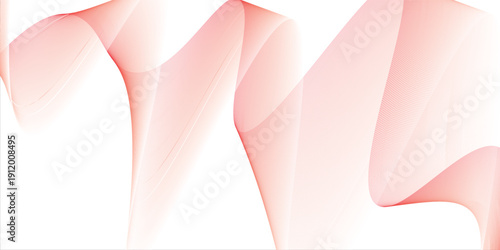 Abstract Red Wave Design on White Background. eps vector texture new