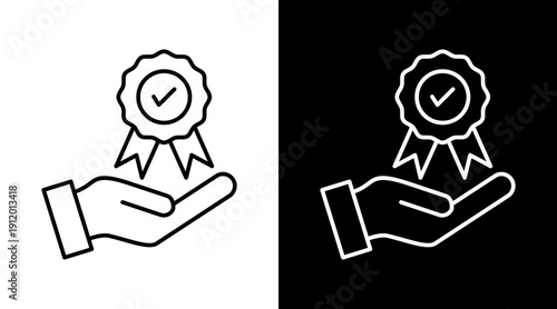 Quality  White Icon Set Design