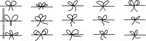 vector set of flowers