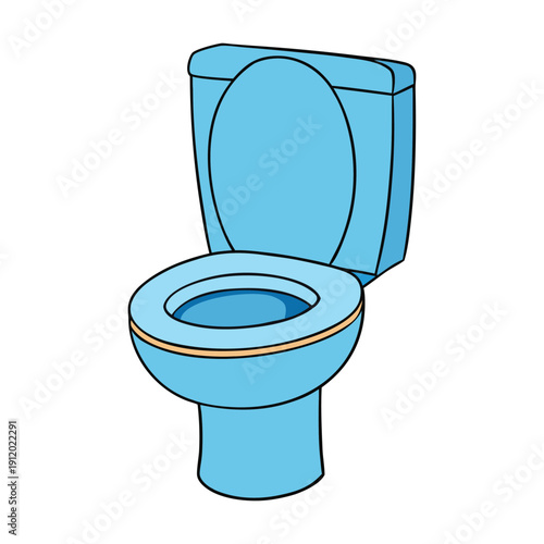 A modern flush toilet with sleek design, clean white porcelain, efficient water-saving flush, and a comfortable seat, perfect for hygienic and convenient bathroom use.
