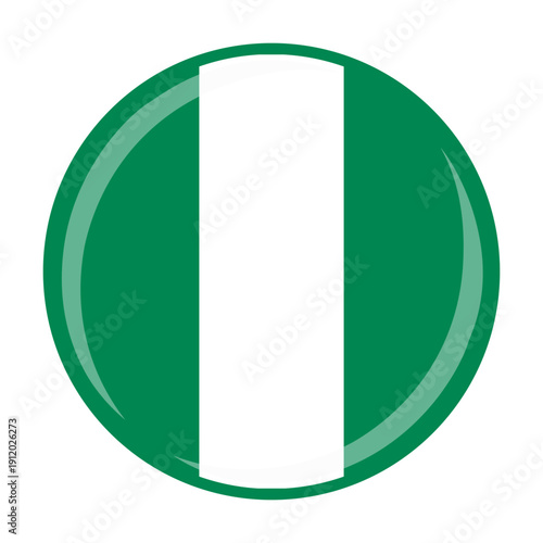Free Download Nigeria national round circle flag emblem official icon - GFXLoad