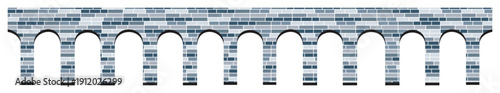 Roman Aqueduct Stone Arch.