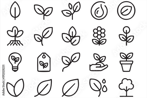 Minimal organic symbols for environmental design