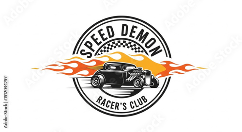 Vintage Car Racing Club Logo.