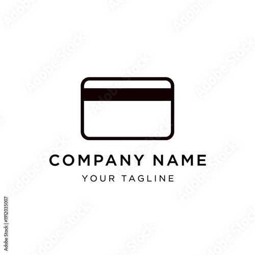 Credit Card Icon Simple Design Template.