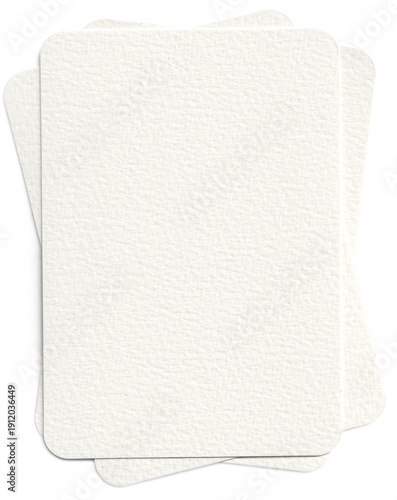 White Empty Paper Card 
